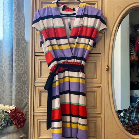 Kensie Striped Dress - Picture 2 of 8